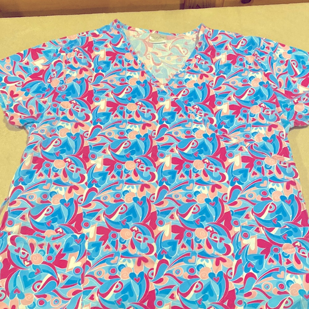 Women’s nurses scrub top 3x